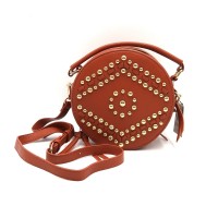 Under One Sky Round Purse – Cognac