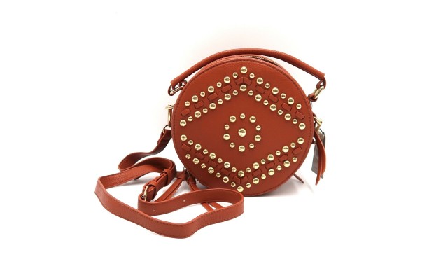  Round Purse – Cognac