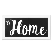 UNIEK CRAFTS CO. 6” x 12″ Home Light Up Art – White