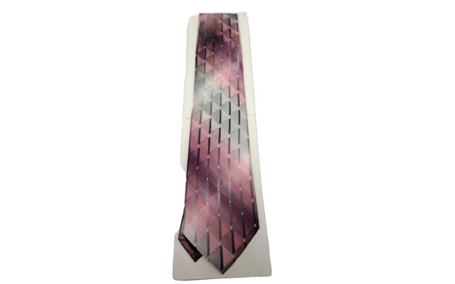  Men’s 3d Geo Necktie, Rose