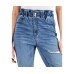  Juniors Princeton Super High Rise Mom Jeans, 7, Blue