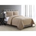  Home Nina II 3-Piece Geometric Polyester Comforter Sets, Taupe, Full/Queen