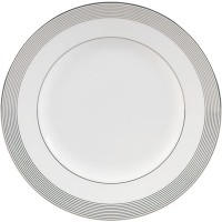 Vera Wang Wedgwood Dinnerware, Grosgrain Salad Plate, Silver
