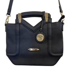Versace 19-69 Abbigliamento Sportivo SRL Florence Convertible Satchel, Navy
