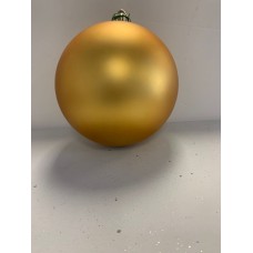 Vickerman 8″ Gold Matte Ball Christmas Ornament