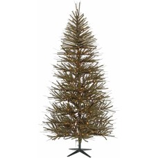 Vickerman 8′ Vienna Twig Artificial Christmas Tree with 400 Warm White LED Light, Green