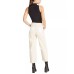  Womens Jett Two Tone Crop Jeans, Creme, 27