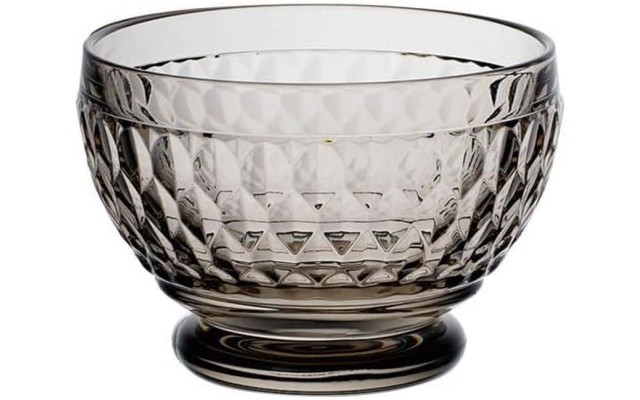 Villeroy & Boch Bowl, Crystal Glass, Grey, 81mm