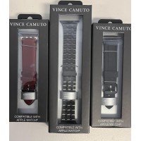 Vince Camuto Fashion Chain Band For Apple Watch Black 42/44/45MM