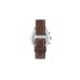  Men’s Black Dial Brown Leather Strap Watch