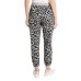  Women’s Leopard Comfy Jogger Pants, Gray, Large