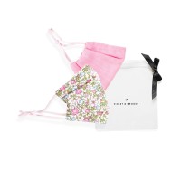 Violet & Brooks 2-Pk. Bridget Face Masks, Pink, 7-3/4