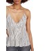  Juniors’ Stone Grown Printed Camisole, Ash, XS