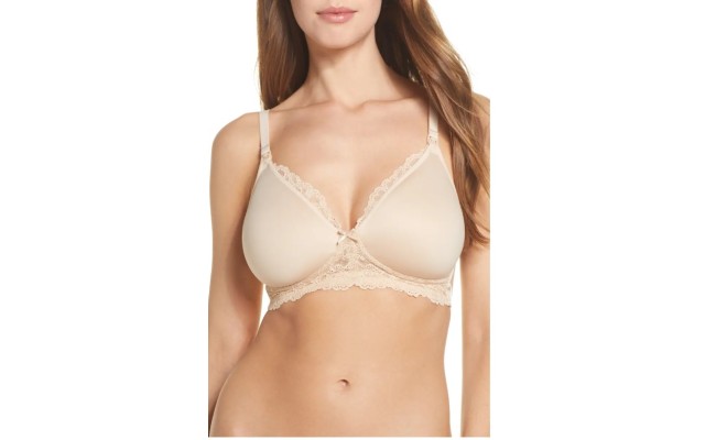  Wireless Nursing Bra in Sand at Nordstrom