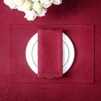 Waterford Moonscape Napkin, Burgundy, One, 21