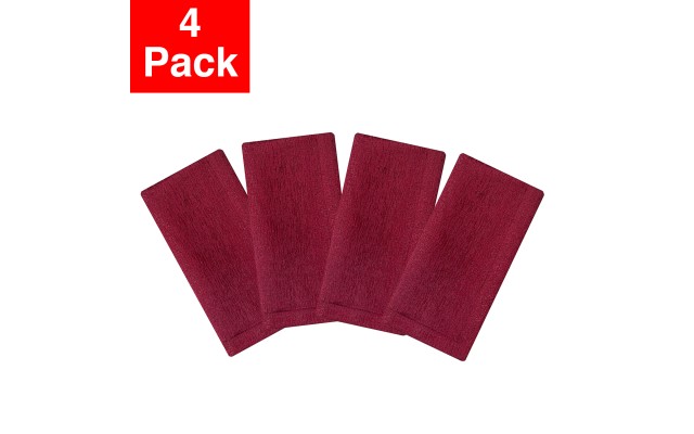 Moonscape Napkin, Burgundy, Set of 4, 21
