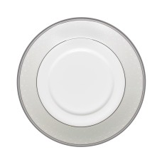 Waterford “Pointe Desprit” Tea Saucer, White, 8 oz