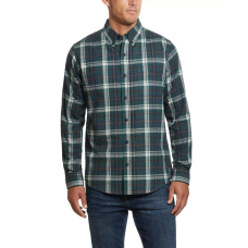 Weatherproof Vintage Men’s Tartan Plaid Flannel Shirt, Small