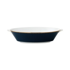 Wedgwood Byzance Oval Serving Bowl- 13.4″, Navy