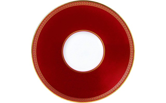  Renaissance Tea Saucer (Red)