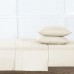  300-Thread-Count Oxywash 4-Piece Sheet Set, Solid, Natural, Cali King
