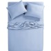  Oxywash Solid 300 Thread Count Sheet Set, King Bedding, Blue