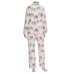 Women’s Bedhead Classic Print Pajamas, Size X-Small – White