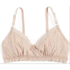 Women’s Hanky Panky Signature Lace Nursing Bralette, Size X-Small – Beige
