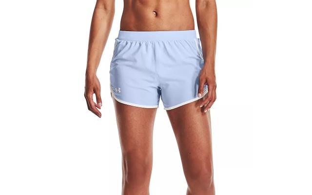 Women’s  Fly By 2.0 Running Shorts, XX-Large, Pastel Blue