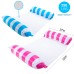 2 Pack Inflatable Water Hammock, Air Mattress, Aqua Lounger & Floating Sleep Pillow for Swimming Pool or Beach – Foldable & Easy to Carry, 2 Pack (Blue+Pink)