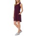  Women’s Ladies’ Sleeveless Dress, Burgundy Space Die, Medium