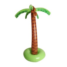 5.5 ft/66″ Large Inflatable Palm Tree for Poolside DecorDecoration for TropicalHawaiian and Aloha Themed Birthday and Poolside PartiesLuau Pool Side Party Decorations