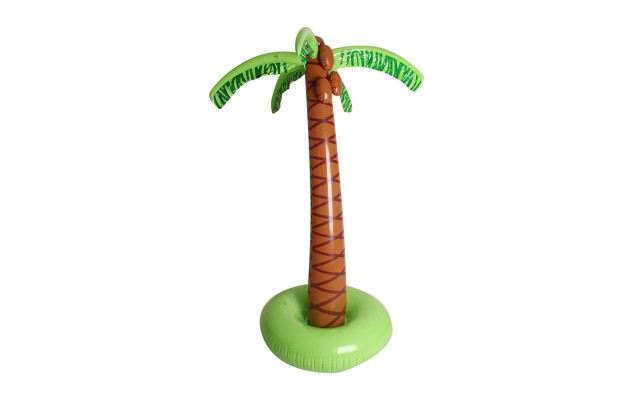 5.5 ft/66″ Large Inflatable Palm Tree for Poolside Decor, Decoration for Tropical, Hawaiian and Aloha Themed Birthday and Poolside Parties, Luau Pool Side Party Decorations, One