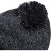  Men’s Recon Ballie Pom Beanie, Gray/Black, One Size
