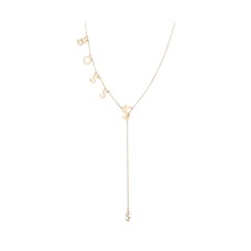 Adornia “BOSS” Slide Through Lariat (Gold)