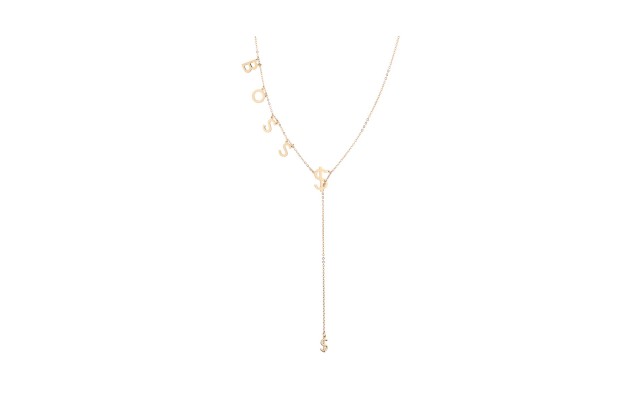  “BOSS” Slide Through Lariat (Gold)