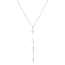 ADORNIA “WOKE” Y-Necklace (Gold)