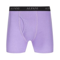 Alfani Men’s 5-Pk. Moisture-Wicking Boxer Briefs, Lavender, Small
