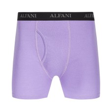 Alfani Men’s 5-Pk. Moisture-Wicking Boxer Briefs, Lavender, Small