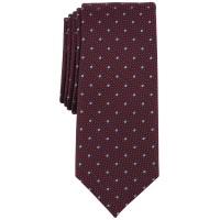 Alfani Men’s Marshall Dot Tie, Burgundy