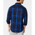  Men’s Plaid Shirt, Blue, XX-Large