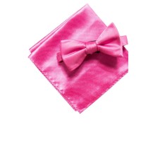 Alfani Men’s Satin Cocktail Party Bow Ties & Pocket Square Sets, Pink