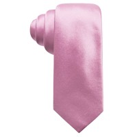 Alfani Men’s Solid Silk Slim Ties, Pink