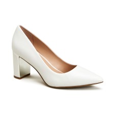 Alfani Women’s Step N’ Flex Jensonn Block-Heel Pumps, White, 10M