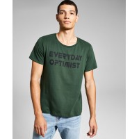 And Now This Men’s Everyday Optimist Graphic T-Shirt, Green, Large