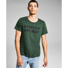 And Now This Men’s Everyday Optimist Graphic T-Shirt, Green, Large