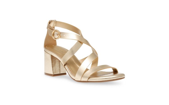  Women’s Rowen Dress Sandal, Gold, 7M
