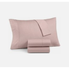 AQ Textiles  700 Thread Count 4 Pc Sheet Set, Cameo Pink, Queen