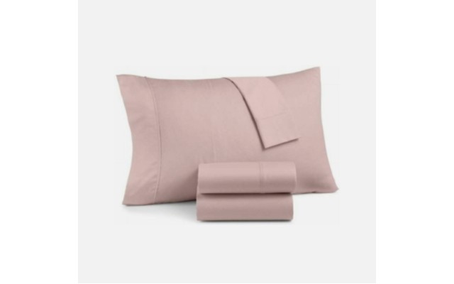   700 Thread Count 4 Pc Sheet Set, Cameo Pink, Queen