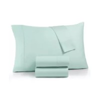 Aq Textiles Optimal Performance Stay Fit Cotton Blend 625 Thread Count 4 Pc. Sheet Sets, Seafoam, Queen